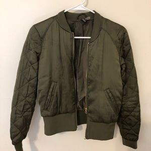 Olive H&M Bomber